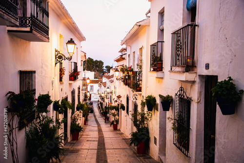 Fototapeta Naklejka Na Ścianę i Meble -  picturesque village of  Mijas. Costa del Sol, Andalusia, Spain