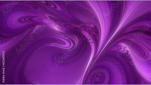 an abstract purple background with a bright purple swirl - Ai Generated