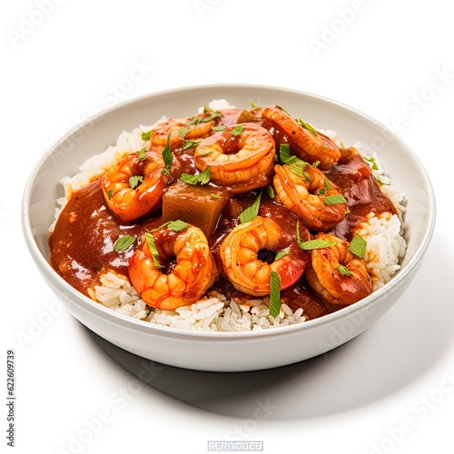 fried shrimp with rice