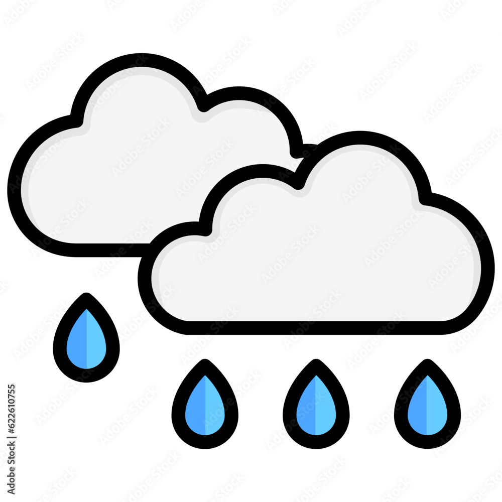 rain icon, are often used in design, websites, or applications, banner, flyer to convey specific concepts related to autumn seasons. rain icon, are often used in design, websites, or applications, banner, flyer to convey specific concepts related to autumn seasons.