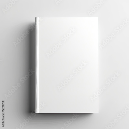 A front white cover book at the white background. © hugo
