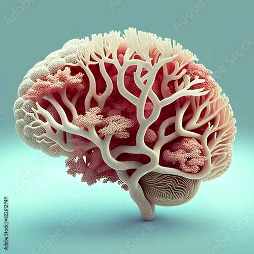 Human Brain as a Coral photo