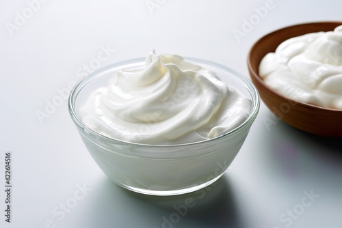 yogurt with whipped cream