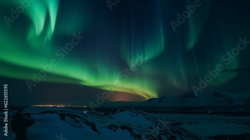 aurora borealis above the clouds © KWY