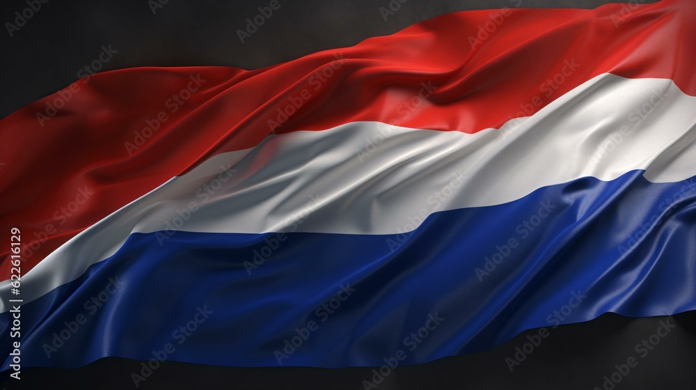 waving netherland flag waving netherland flag