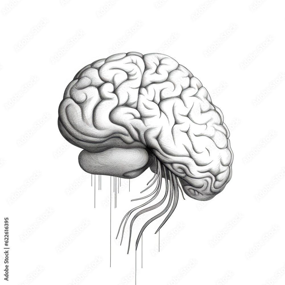 icon human brain ai generated icon human brain ai generated