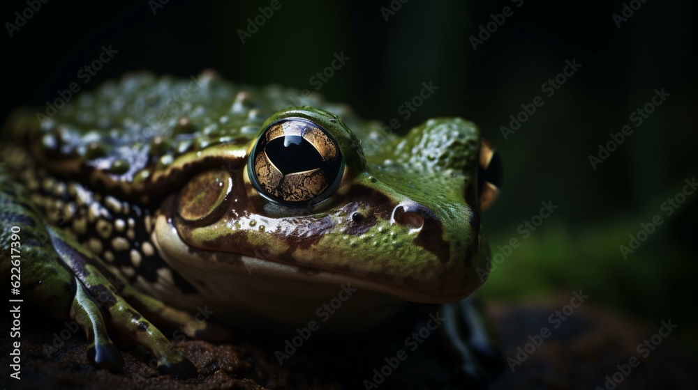 frog on the ground frog on the ground