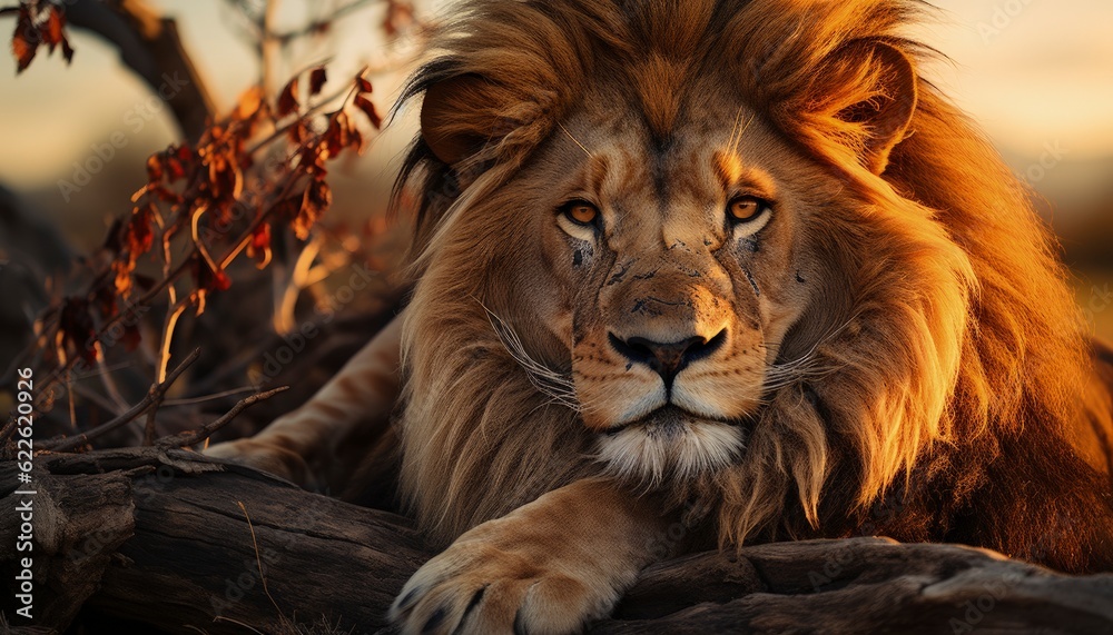 Naklejka premium lion