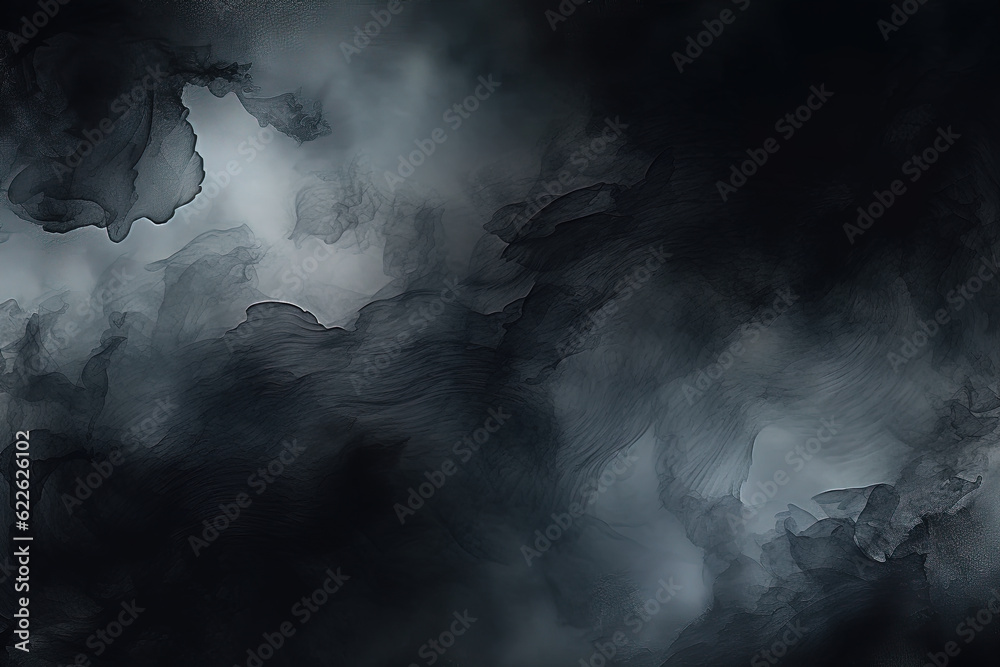 black abstract watercolor background