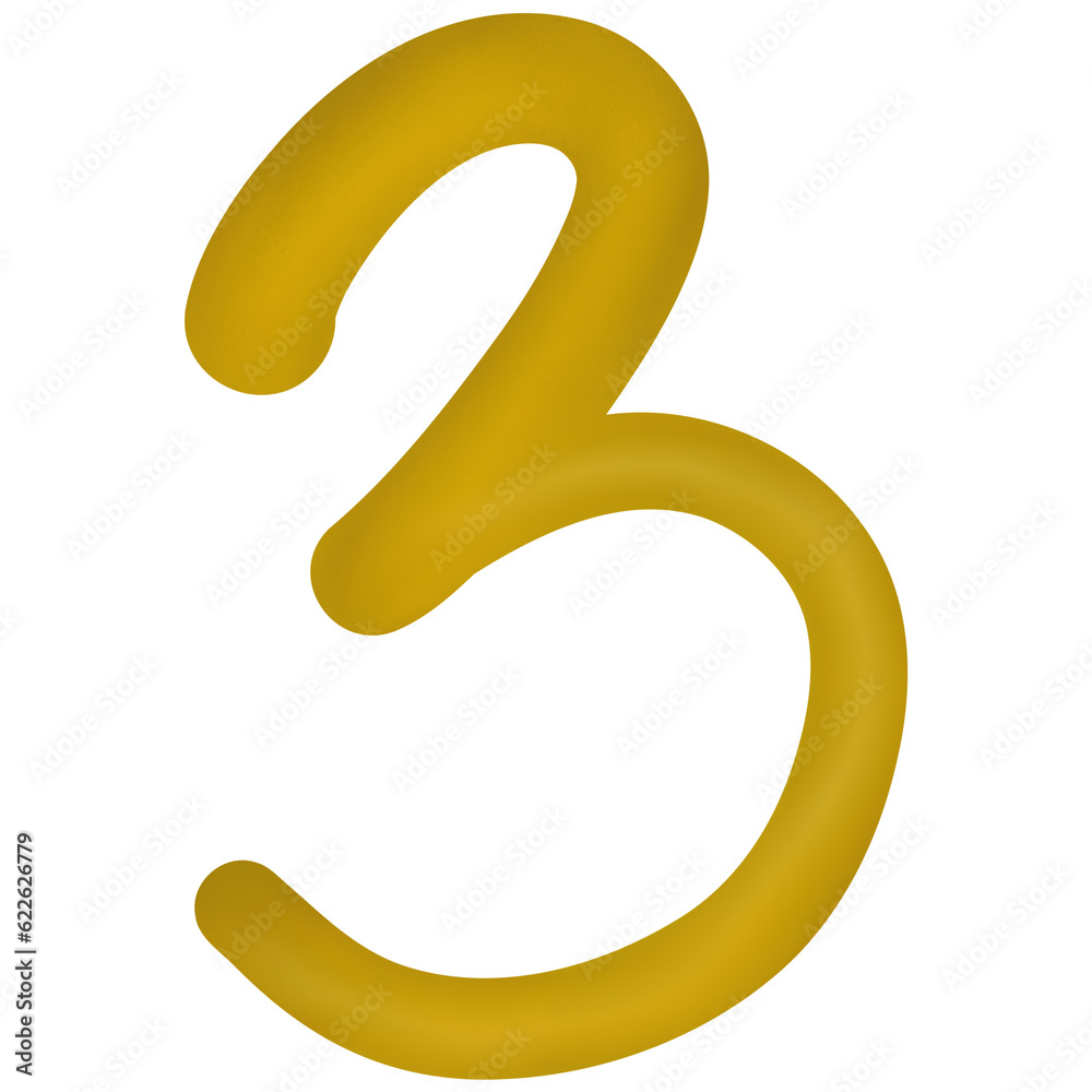 3, three, number 3, three, number