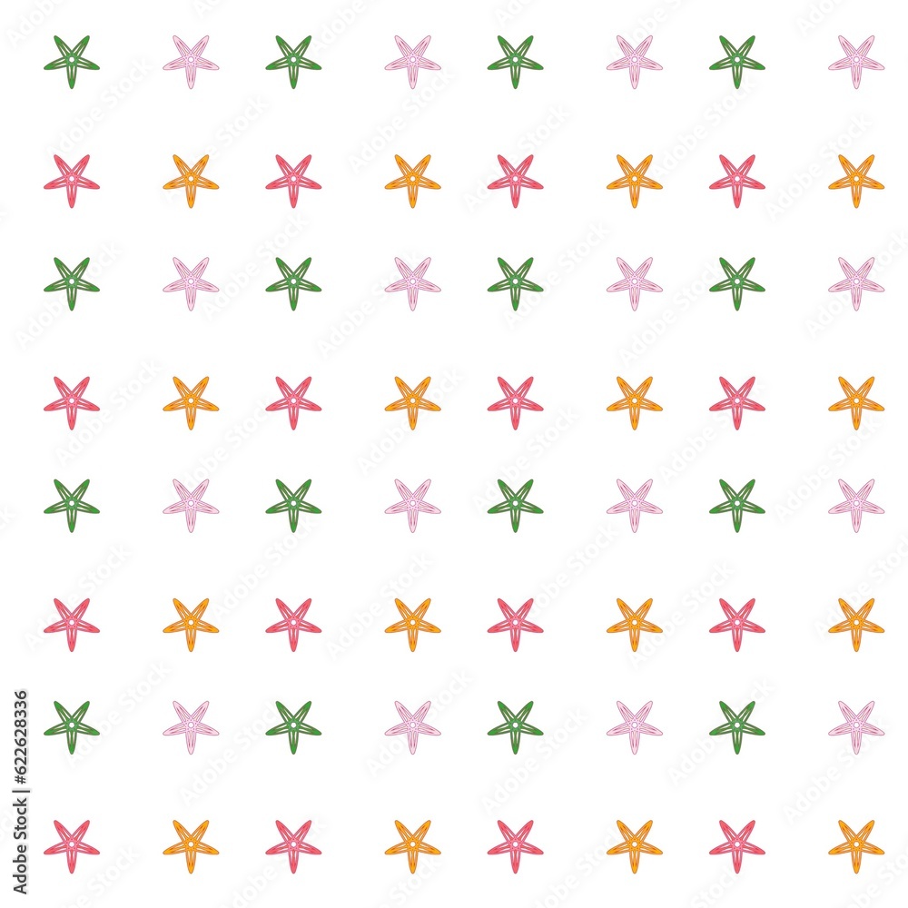 seamless pattern with stars