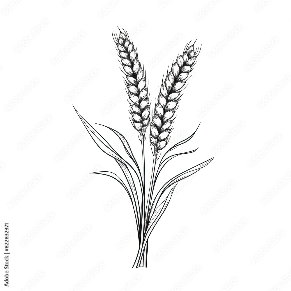 grain wheat ai generated grain wheat ai generated