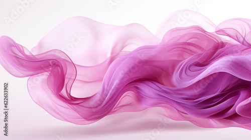 Generative AI image of mesmerizing abstract purple smoke fluidly undulating, forming an enchanting backdrop that evokes a sense of mystery and intrigue.