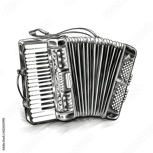 bayan accordion ai generated photo