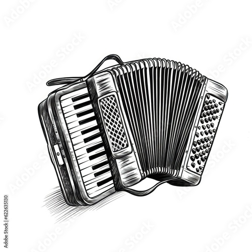 icon accordion ai generated photo