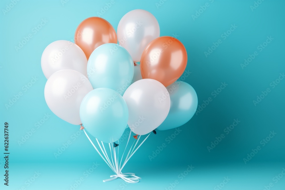 Bunch Of Bright Balloons, Generative AI Bunch Of Bright Balloons, Generative AI