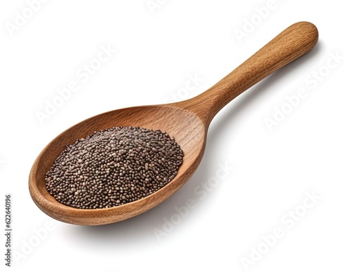mustard seeds in wooden spoon