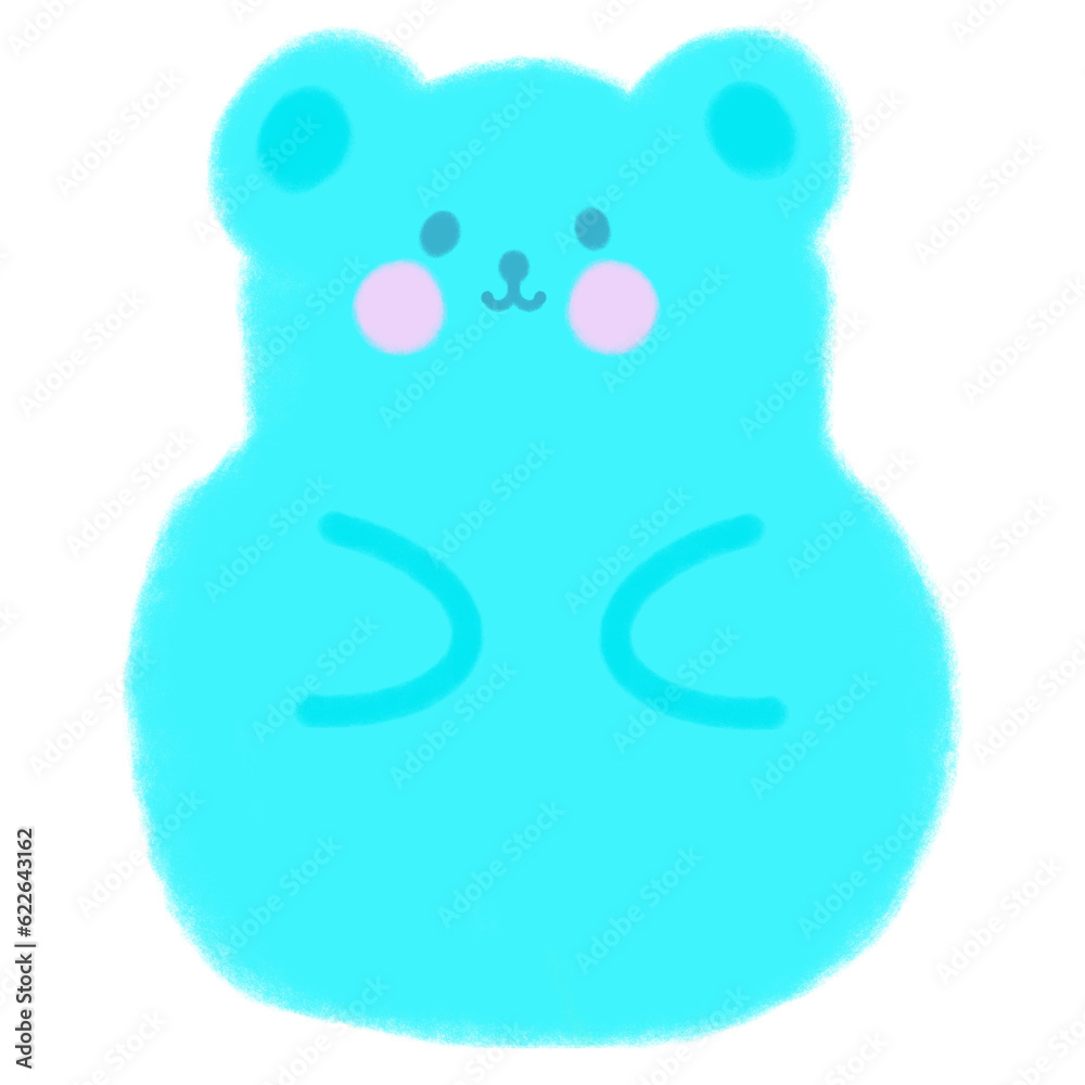 Fototapeta premium Cute Gummy bear