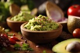 guacamole with avocado