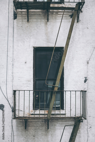 Fire escape in Manhattan, New York