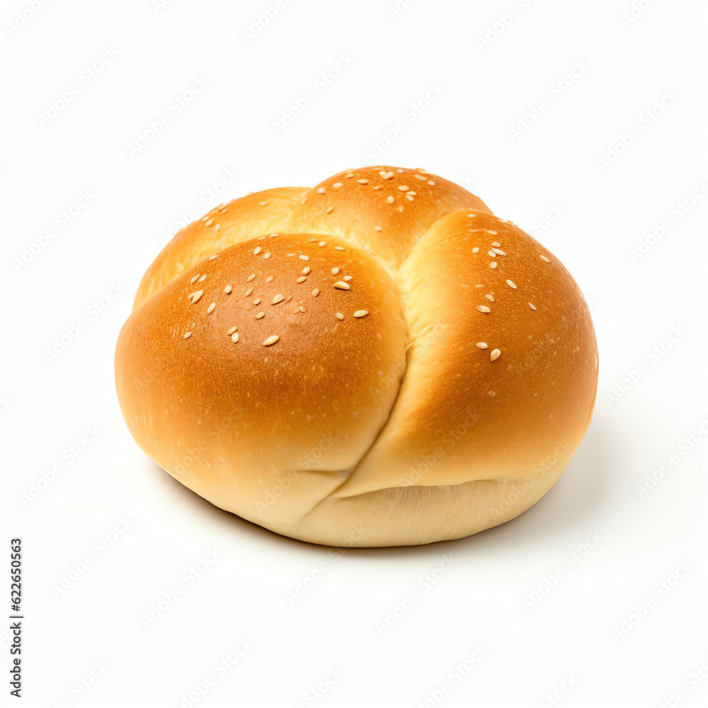 Generative AI : Clean Chicken Burger - A Juicy and Wholesome Meal on a White Canvas of Flavorful Bliss