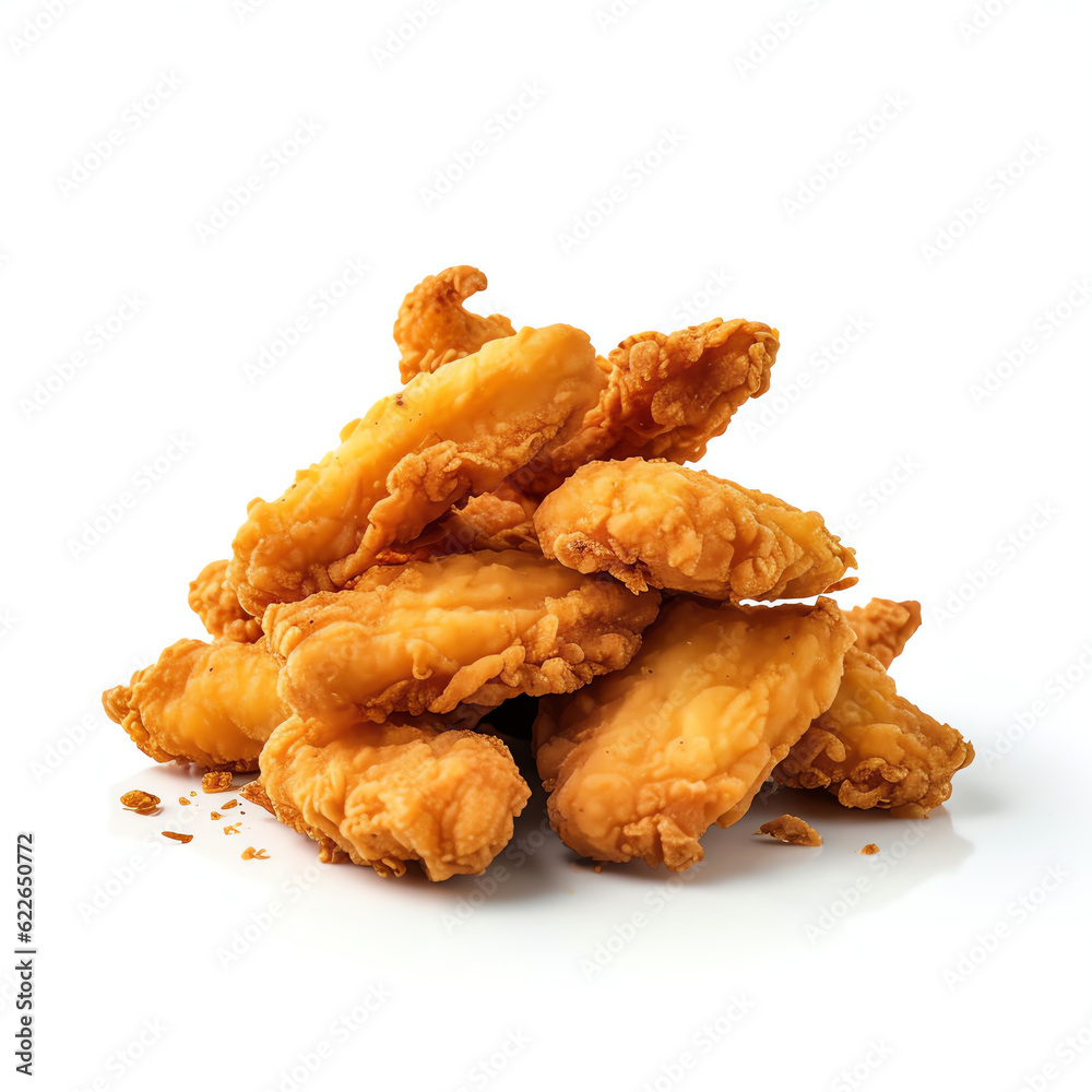 Generative AI : Crispy Delights: Finger-Licking Fried Chicken and Breadcrumbs in Paper Box Generative AI : Crispy Delights: Finger-Licking Fried Chicken and Breadcrumbs in Paper Box