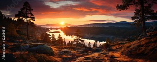 beautiful untouched nature of Schweden