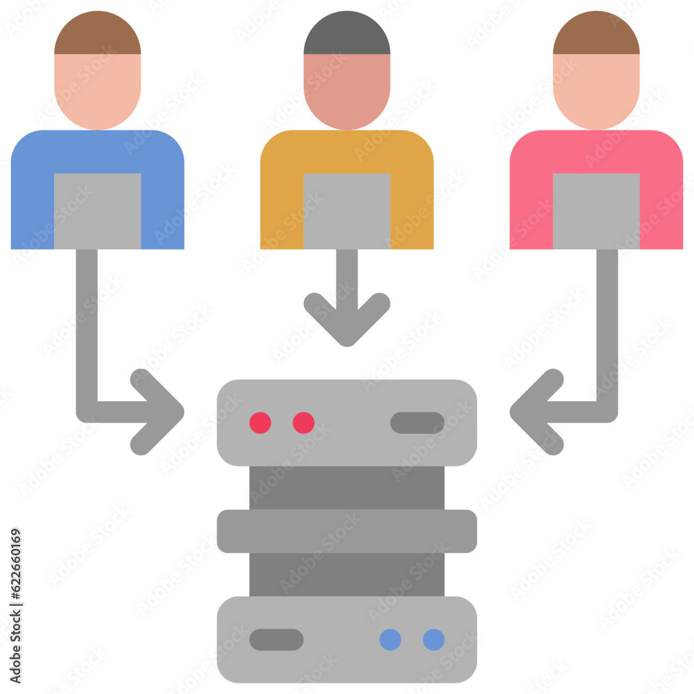 server storage flat icon server storage flat icon