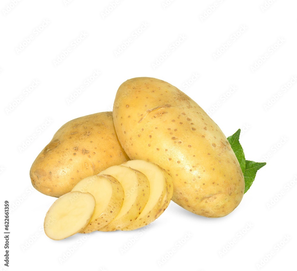potato isolated on white background potato isolated on white background