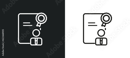 6 ps outline icon in white and black colors. 6 ps flat vector icon from user interface collection for web, mobile apps and ui.