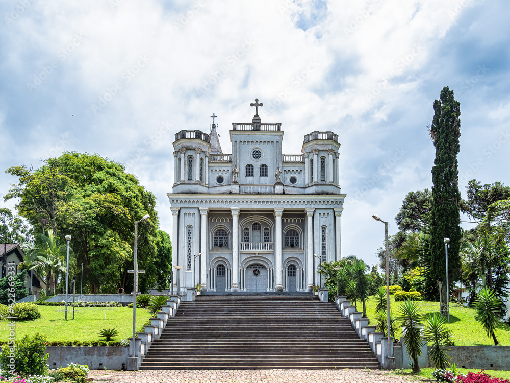Church of Santo Ambrosio, Igreja Matriz Santo Ambrosio in the city of Ascurra in Santa Catarina, Brazil