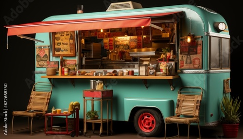 Street fast food cart