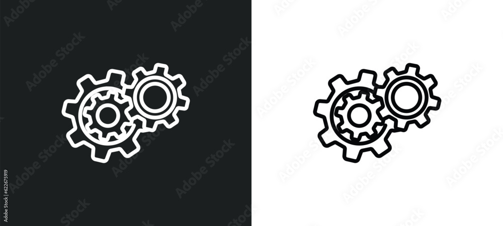 customize outline icon in white and black colors. customize flat vector icon from technology collection for web, mobile apps and ui.