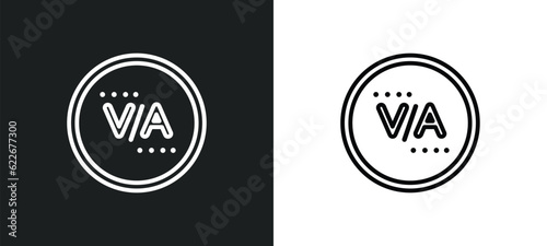 kerning outline icon in white and black colors. kerning flat vector icon from technology collection for web  mobile apps and ui.