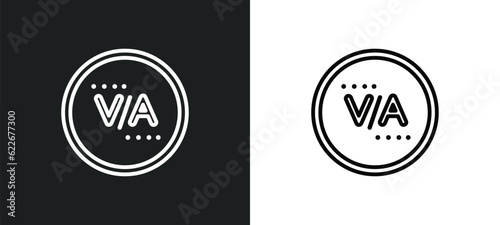 kerning outline icon in white and black colors. kerning flat vector icon from technology collection for web, mobile apps and ui.