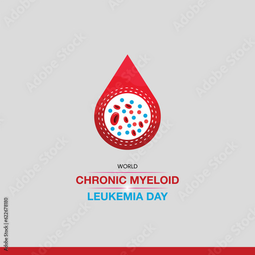 World Chronic Myeloid Leukemia Day. Chronic myeloid leukemia day vector illustration.