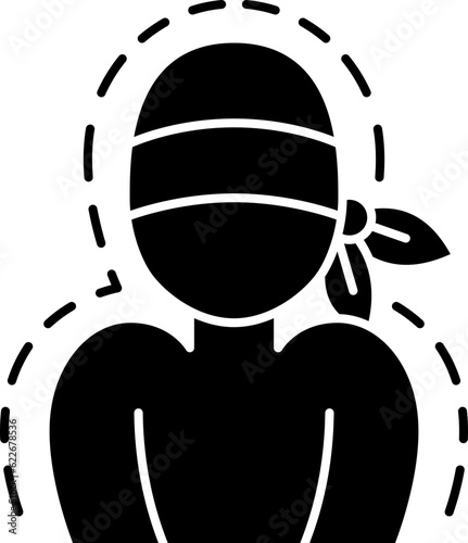 blindfolded  icon