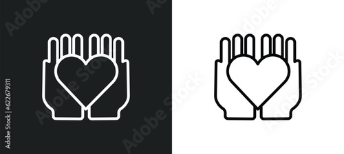 solidarity outline icon in white and black colors. solidarity flat vector icon from startup collection for web, mobile apps and ui.