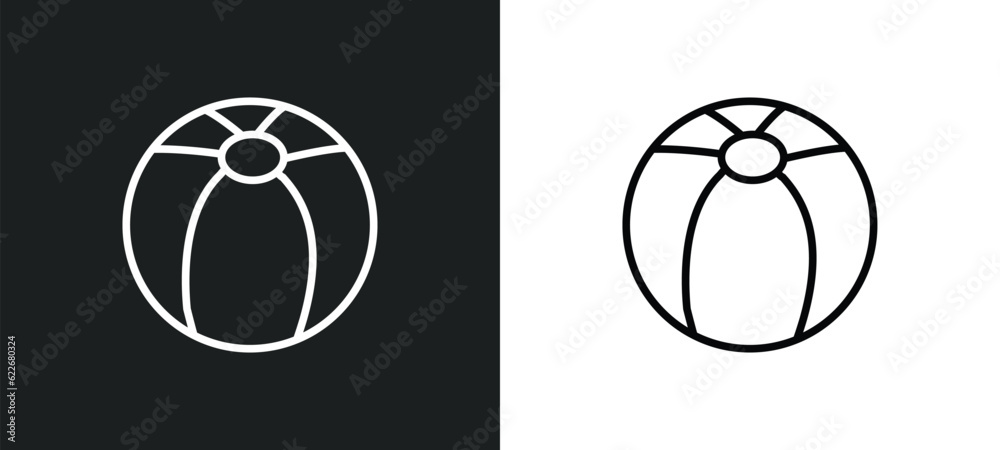 football ball circular outline icon in white and black colors. football ball circular flat vector icon from sports collection for web, mobile apps and ui.