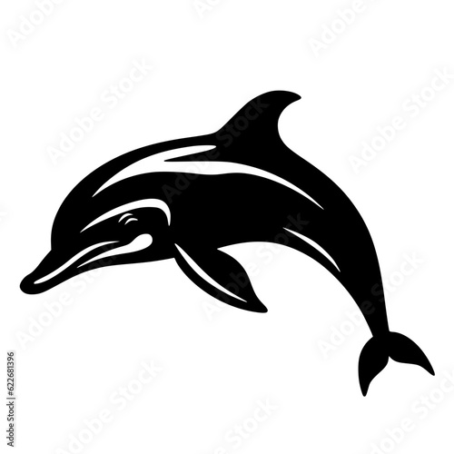 Dolphin outline, Vector dolphin illustration, Dolphin line art , Dolphin vector graphic, Dolphin