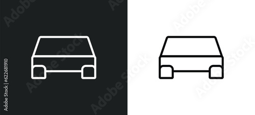 aerobics outline icon in white and black colors. aerobics flat vector icon from sport collection for web, mobile apps and ui.
