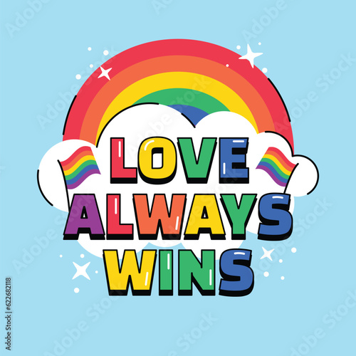 Pride rainbow love heart freedom homo colors flag parade lgbtq flag wins