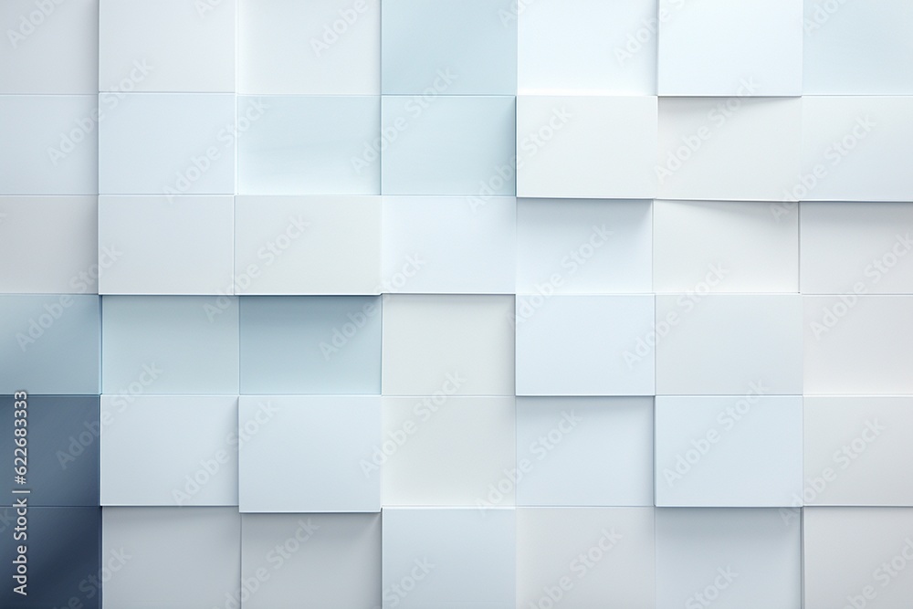 Minimalist Abstract Background of Geometric Shapes in Varying Shades of White Created with Generative AI Minimalist Abstract Background of Geometric Shapes in Varying Shades of White Created with Generative AI