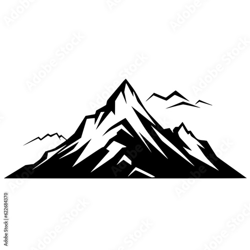 Mountain vector. mountain logo, mountain line art, hiking, mountain outline, mountain artwork, Mountain, Hill, Himaraya , Fuji