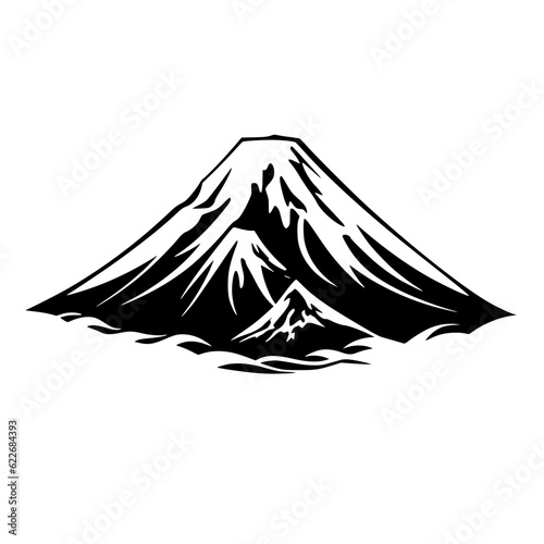 Mountain vector. mountain logo, mountain line art, hiking, mountain outline, mountain artwork, Mountain, Hill, Himaraya , Fuji