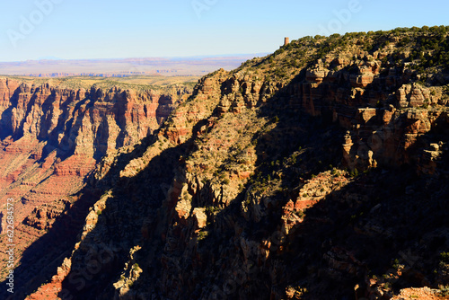 Blue Sky Day At The Grand Canyon Arizona