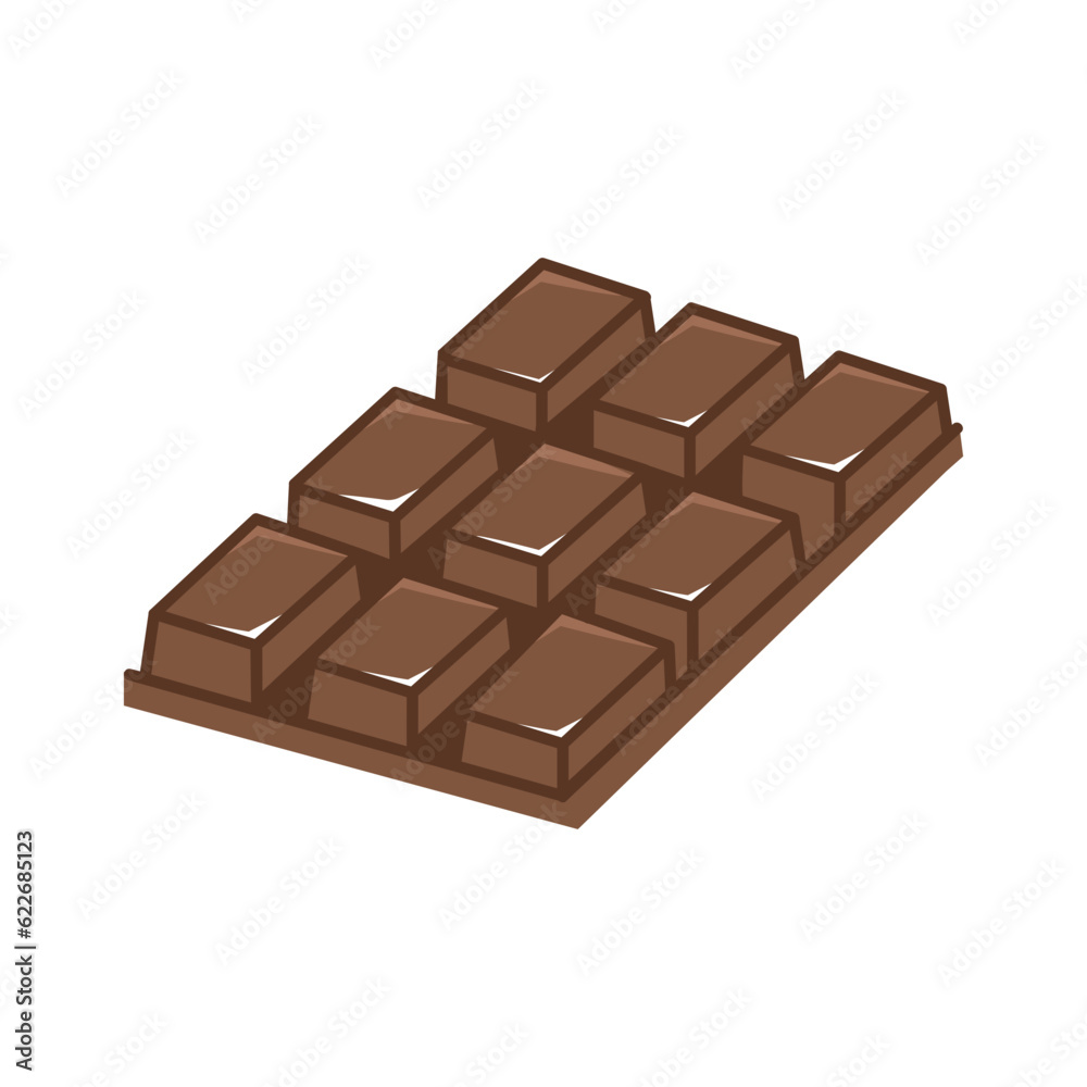 Chocolate bar doodle cartoon vector Chocolate bar doodle cartoon vector