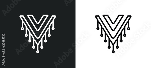hand craft outline icon in white and black colors. hand craft flat vector icon from sew collection for web, mobile apps and ui.