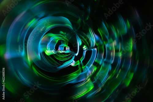 Yoga meditation woman in yoga lotus pose with aura spiritual