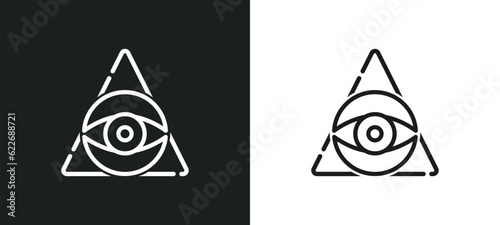 cao dai outline icon in white and black colors. cao dai flat vector icon from religion collection for web, mobile apps and ui.